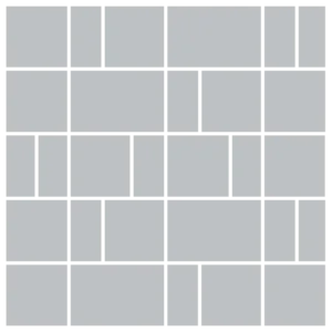 Abstract gray tiled background with a subtle gradient and soft edges.